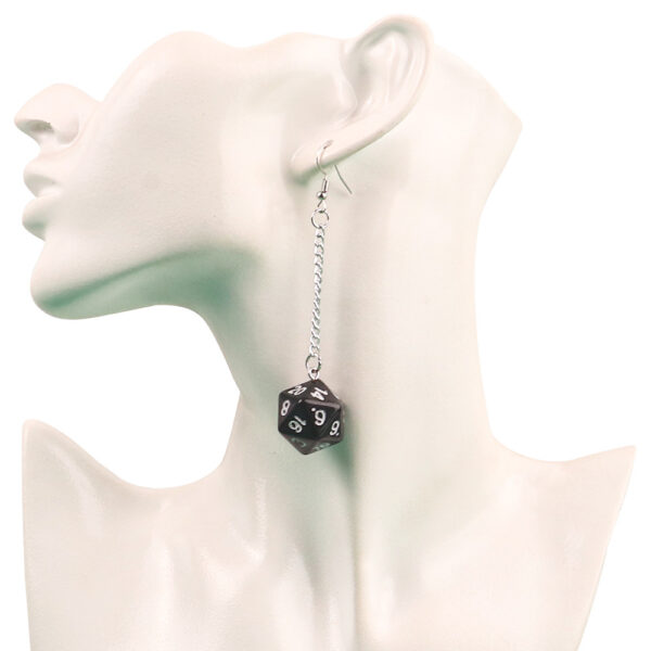 Wholesale Polygon Dice Acrylic Earrings