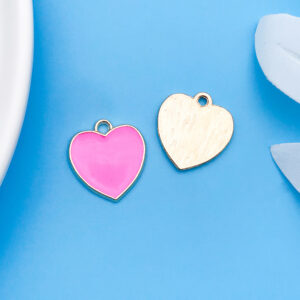 1 drop oil rose red big peach love shape 1 drop oil peach love shape 18x19mm-1.7g-17553