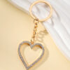 Wholesale Diamond Heart Metal Keychain