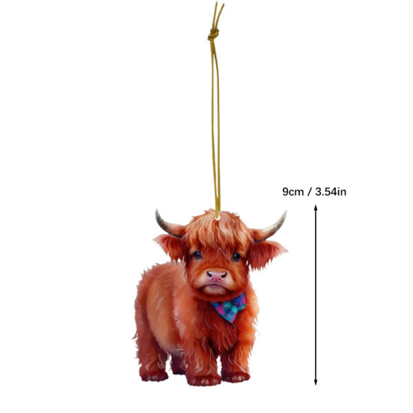 O1CN01Q9U9Z227sjAA26ZFq_2211123017853-0-cib Wholesale Creative Cartoon Acrylic Pendant Car Christmas Decorations