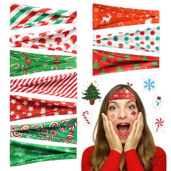 Wholesale Christmas Hair Band Yoga Sports Fabric Headband