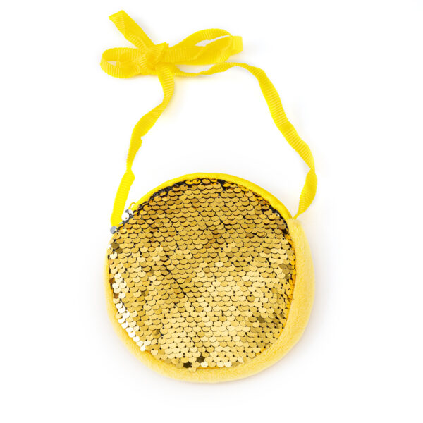 Wholesale Cute Plush Sequin Fabric Single Kids Bag