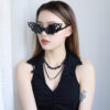 Wholesale ABS Bat Butterfly Shaped Glasses