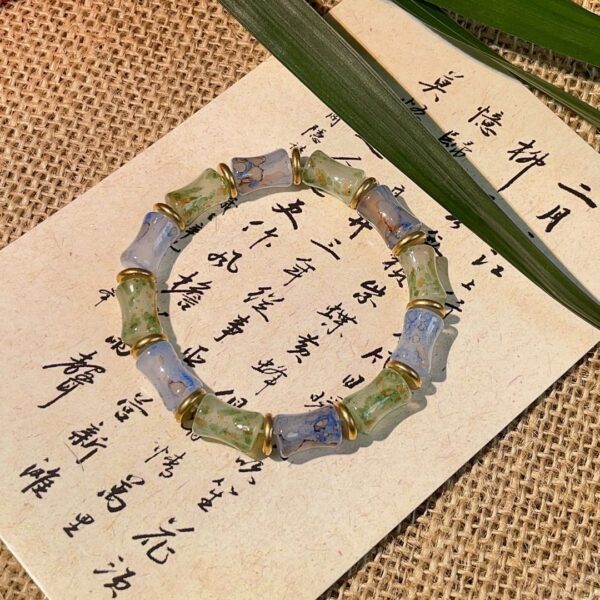 Wholesale Bamboo Crystal String Beads Bracelet