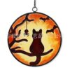 Wholesale Halloween Indoor Colorful Flat Print Acrylic Bat Decoration