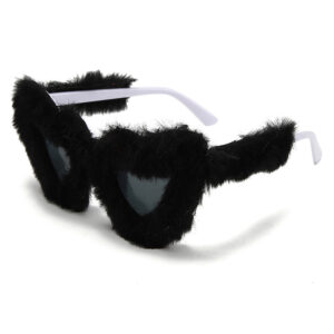 White frame with black velvet