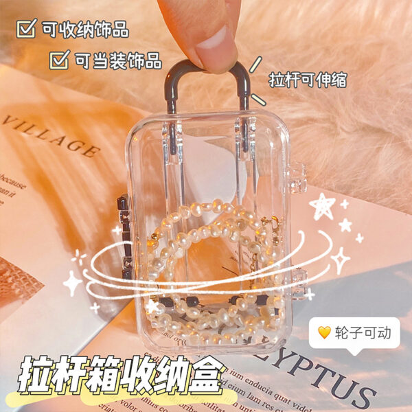 Wholesale Plastic Mini Trolley Luggage Storage Box