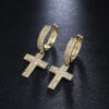 Wholesale Crosses Copper Earrings