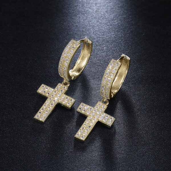 Wholesale Crosses Copper Earrings