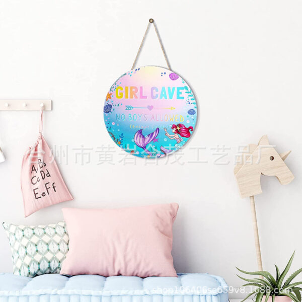Wholesale Wooden Rainbow Circular Wall Listing