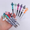 O1CN01QL76Zq1NrNfNeSiFG_2214899881623-0-cib-1 Wholesale Handmade Bead Pen Cartoon Dog Paw Silicone Ballpoint Pen