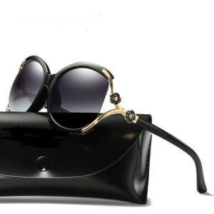 Wholesale Large Frame Hollow Camellia Sunglasses