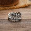 Wholesale Alloy Spine Skull Ring