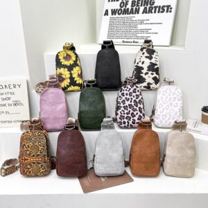 Wholesale Women's Crossbody Bag Women's Bag Chest Bag Retro Internet Celebrity Waist Bag Internet Celebrity Style