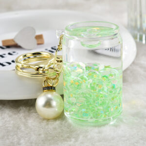 Green / Light gold buckle + cans Pearl A2-1