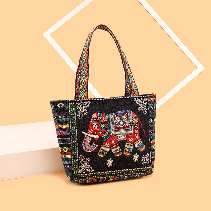 Wholesale Canvas Elephant Tote Bag