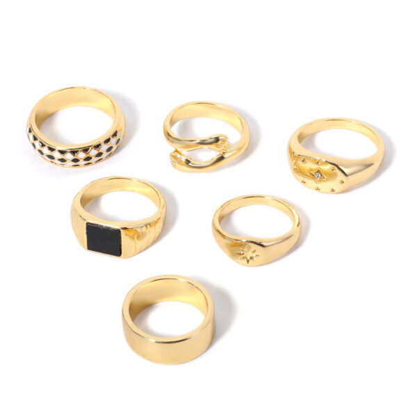 O1CN01QVgSie2MTjiWHooTL_3931309829-0-cib Wholesale 18K Gold Plated Stainless Steel Stacking Ring Set