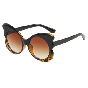 Black and bean flower double tea stand