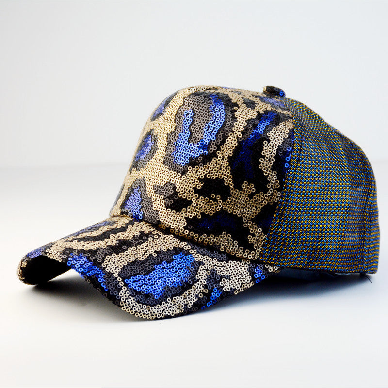 Wholesale Cotton Sequin Casual Sunscreen Baseball Cap