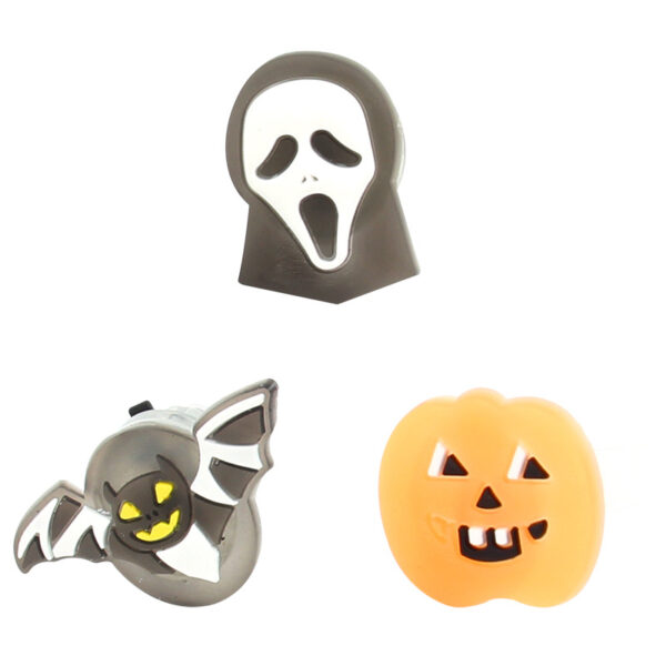 O1CN01QWvjEv29coTo9nAa7_2354918089-0-cib Wholesale of Halloween Luminescent Plastic Children's Rings