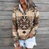 Wholesale Ethnic Style Autumn and Winter Polyester Hoodie Tops