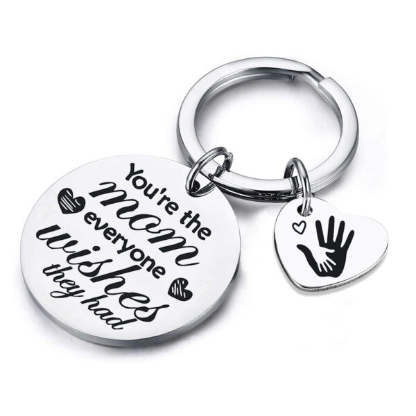 Wholesale You're The Mom Everyone Mother's Day Stainless Steel Creative Keychain
