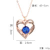 Wholesale Rose Gold Twelve Birthstone Necklace