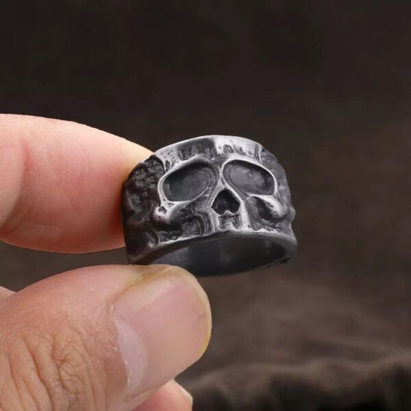 Wholesale Vintage Goth Theme Skull Alloy Rings