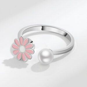 White Gold (pink flower) / Opening adjustable