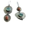 O1CN01QdJRKy294vJbC80Q5_3175378015-0-cib Wholesale Bohemian Mint Chalcedony Metal Earrings