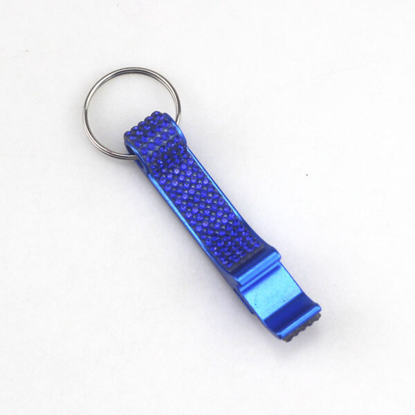 O1CN01QeODqS1aHjqq8Nd7t_2215681763305-0-cib Wholesale Aluminum Alloy Diamond Inlaid Bottle Opener Key Chain