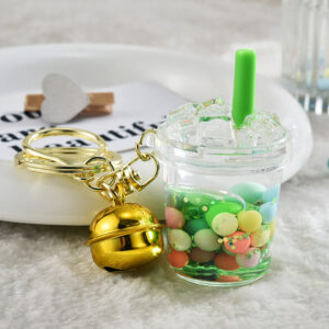 Green / Light gold buckle + iceberg + bell