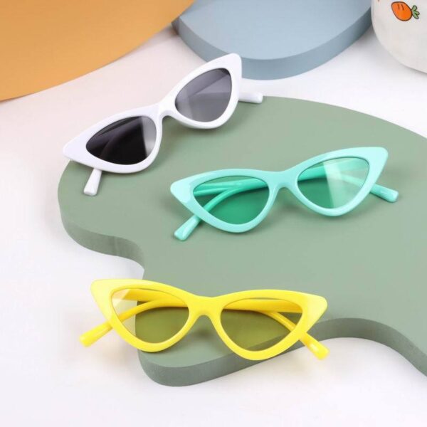 Wholesale Triangle Cat Eye Kids Sunglasses AC