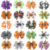 O1CN01QhGr3q24J3NKciQXl_2865927369-0-cib Wholesale Halloween Three-layer Swallowtail Bow Duckbill Edging 20 Colors Children's Headdress Hair Clips