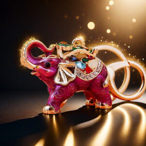 A658 lucky elephant ruyi purple / Single OPP bag packaging