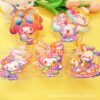 Wholesale 10cm Popular cute Cartoon DIY Acrylic Pen Holder OLY Exclusive