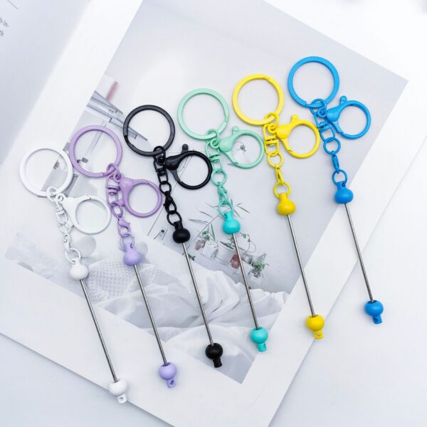 Wholesale DIY Personalized Baked Paint Color Cute Keychains