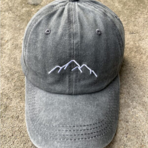 Peak Pattern Cap-Light Grey / Adjustable