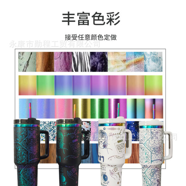 O1CN01Qmyjr61XE7yXO1l7d_2217532142891-0-cib Wholesale 40oz Colorful Large Capacity Ion-plated Car Cup Ice Cup