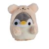Wholesale Cute Plush Bear Transformed Into Penguin Backpack Doll Plush Pendant Keychain