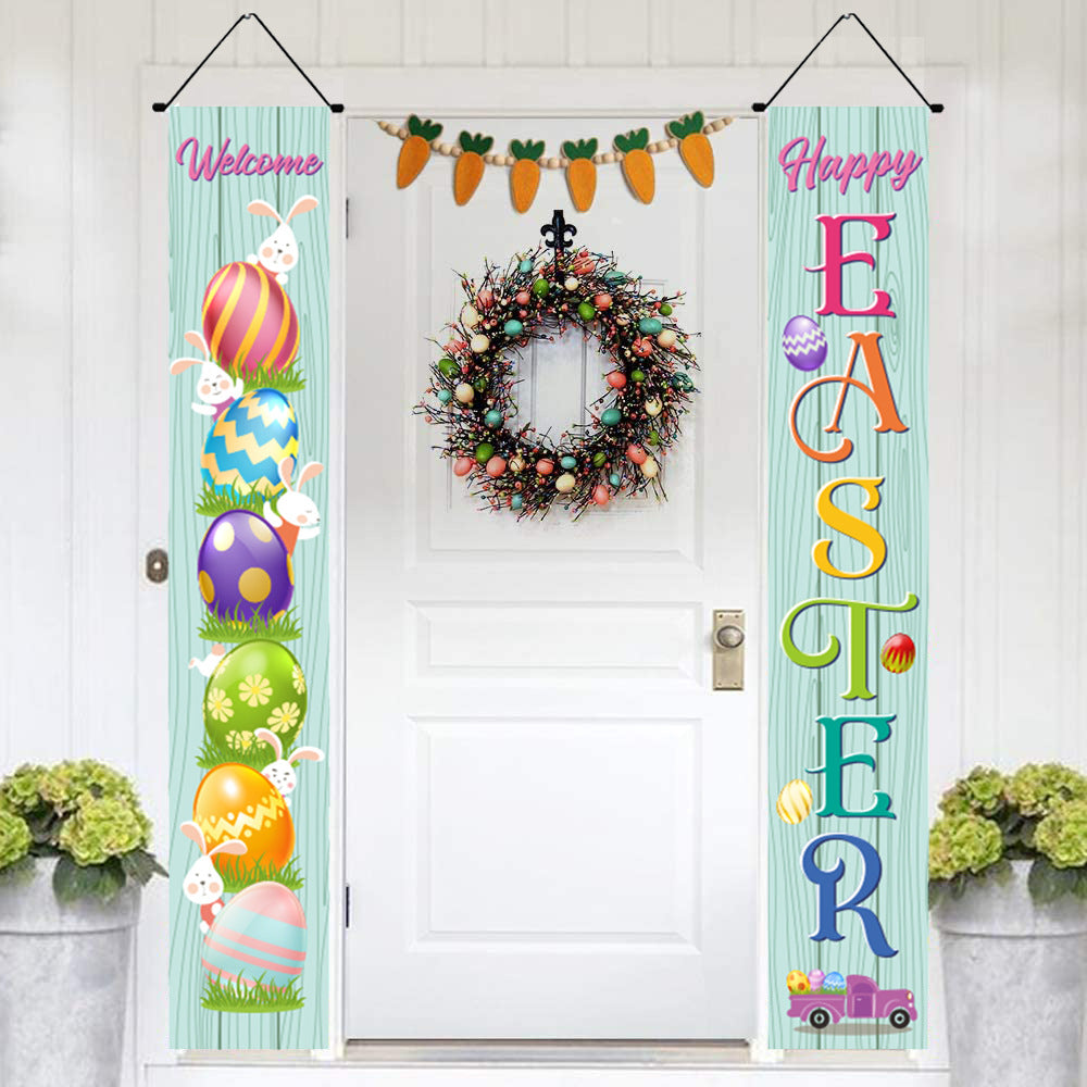 Wholesale Easter Party Decoration E Bunny Door Curtain
