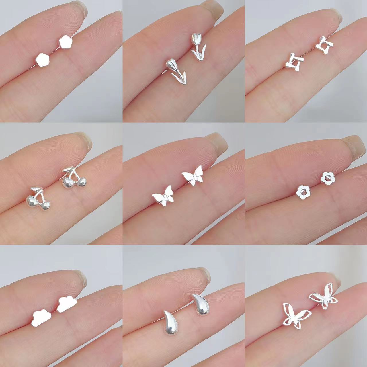 Wholesale 925 Sier Stud Earrings