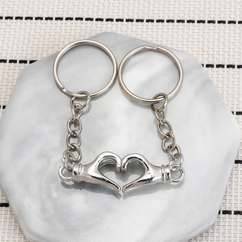 Wholesale Magnetic Suction Comparison Palm Zinc Alloy Keychain