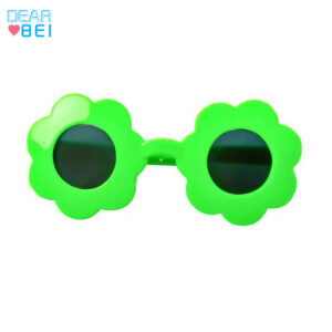 Flower-Shaped Green Sunglasses PJ-603-06