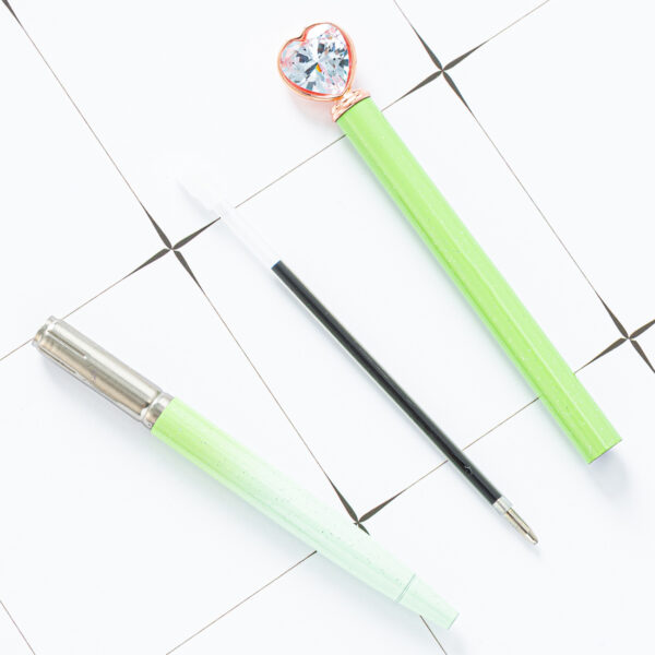Wholesale Heart Diamond Metal Ballpoint Pen