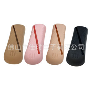 Large silicone cosmetic brush storage bag 1 (khaki/brown/pink/black) single note color