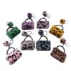 Wholesale Plush Leopard Print Mini Coin Purse Creative Keychain