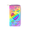 Wholesale LOVE English Letters PU Long Zipper Wallet