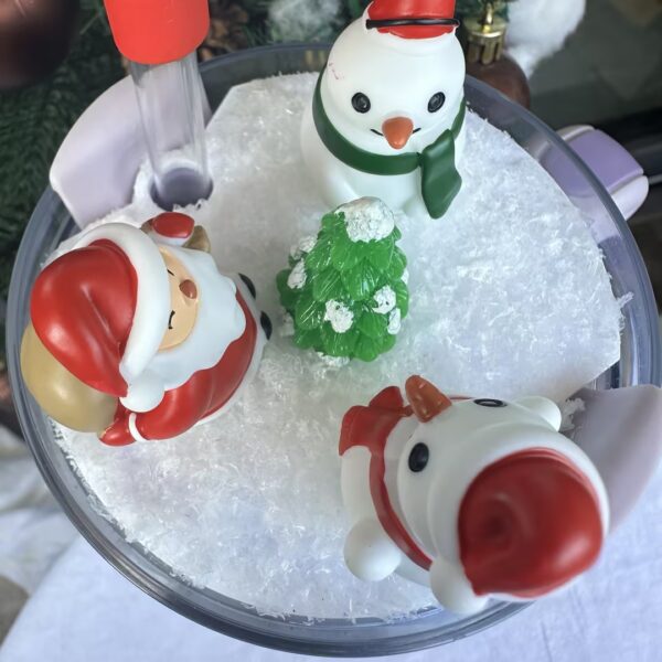 Wholesale Christmas Snowman Full Coverage Large Board Ice King Cup Accessories