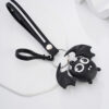 Wholesale Metal Ring Halloween Cartoon Bat Keychain